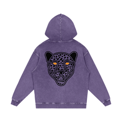 Snow Washed Loose Cotton Hoodie