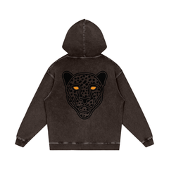 Snow Washed Loose Cotton Hoodie