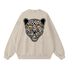 EL.CHITAH Acid Wash OS Sweatshirt