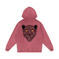 Snow Washed Loose Cotton Hoodie