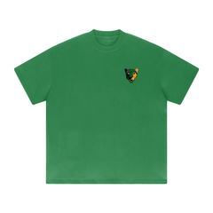 Streetwear Unisex 425G Heavyweight Solid Color Drop Shoulder Loose T-shirt