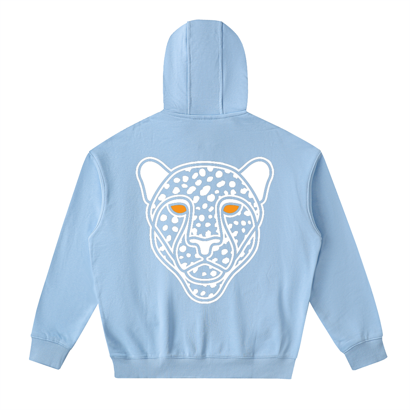 Drop-Shoulder Zip Up Hoodie