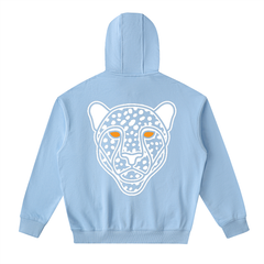 Drop-Shoulder Zip Up Hoodie
