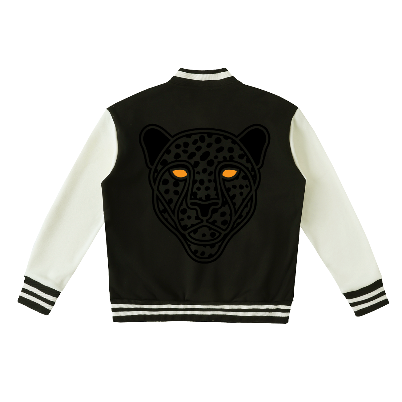 Two-Tone Fleeced Varsity Jacket