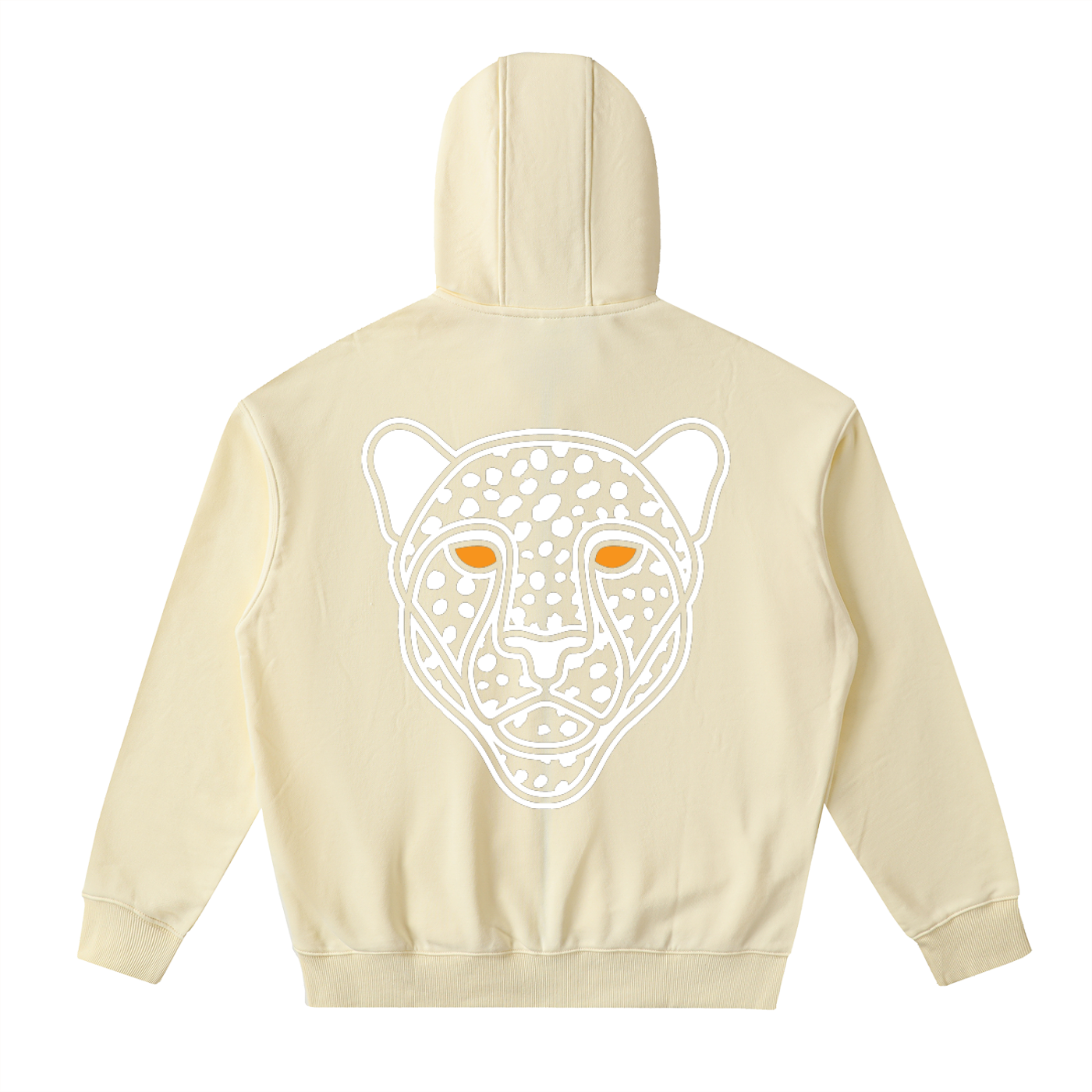 Drop-Shoulder Zip Up Hoodie