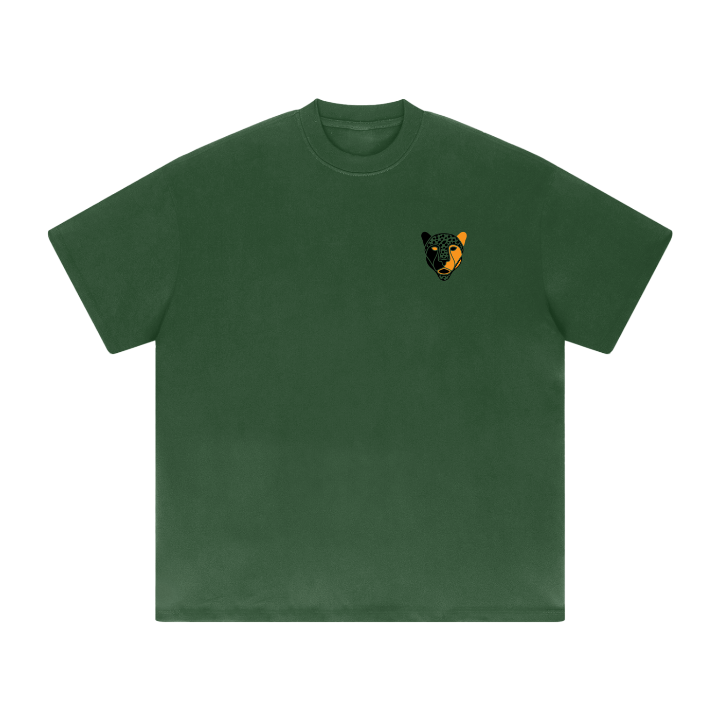 Streetwear Unisex 425G Heavyweight Solid Color Drop Shoulder Loose T-shirt