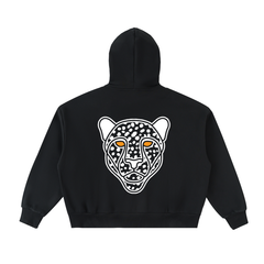 Fleeced Full-Zip Boxy Hoodie
