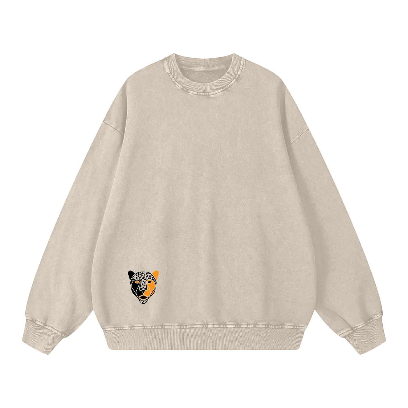 EL.CHITAH Acid Wash OS Sweatshirt