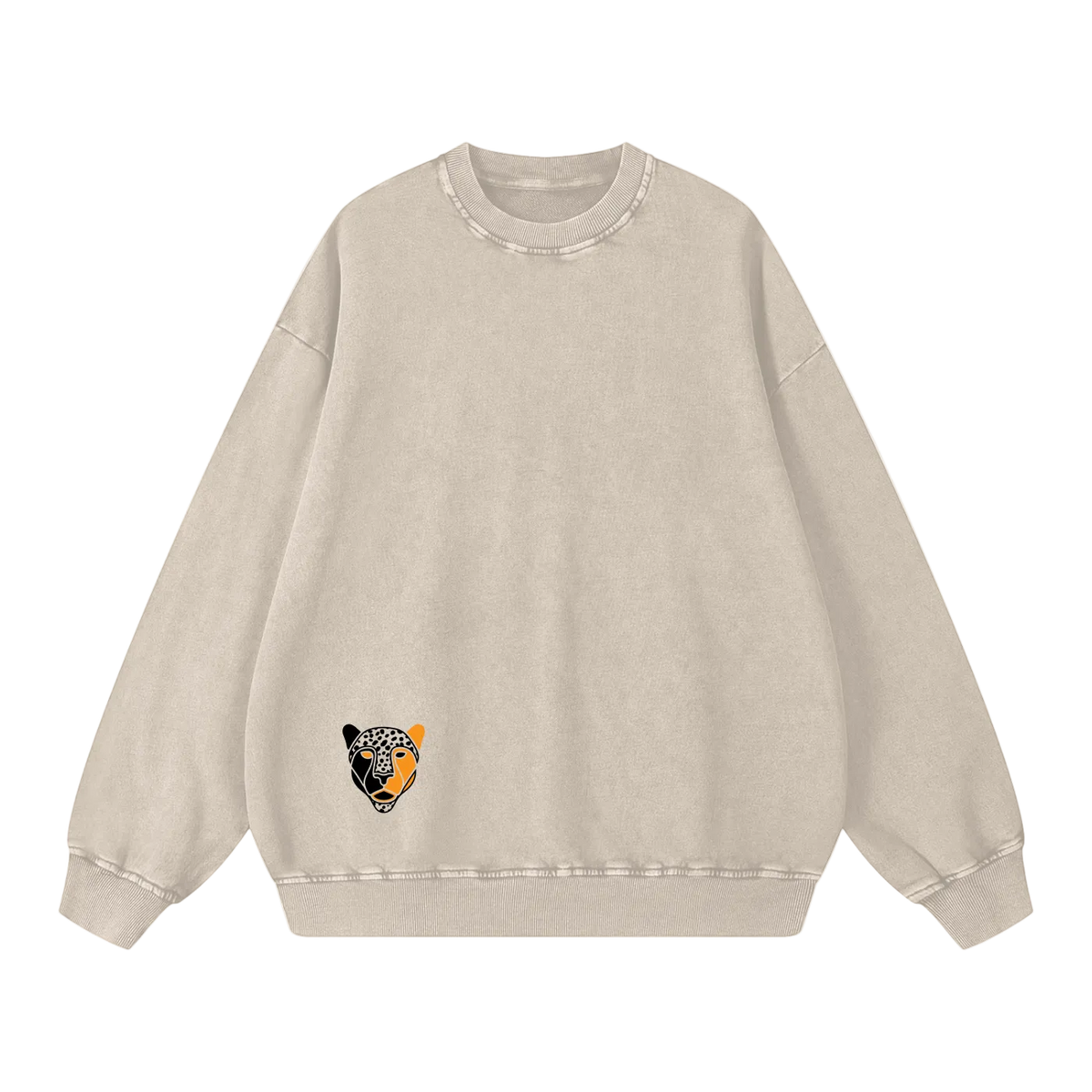 EL.CHITAH Acid Wash OS Sweatshirt